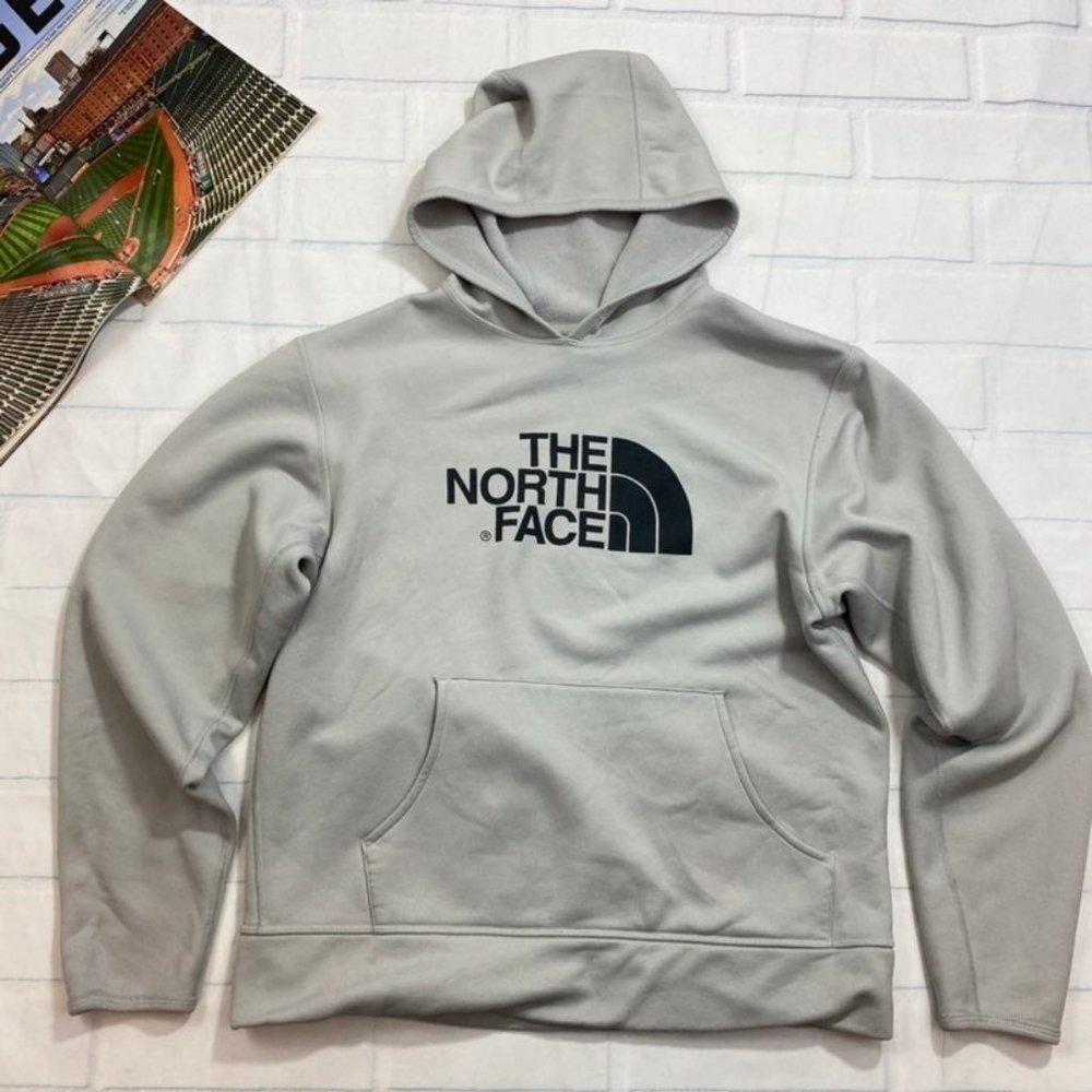 North Face Hoodie Sweater jacket pullover grey